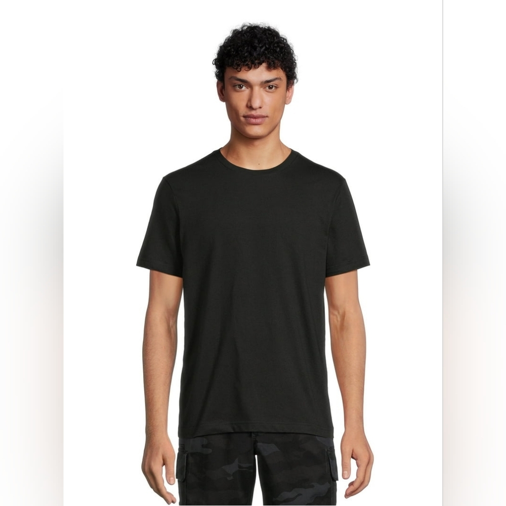 💗 3/$15 George Men's Black 3XL Crewneck T-Shirt